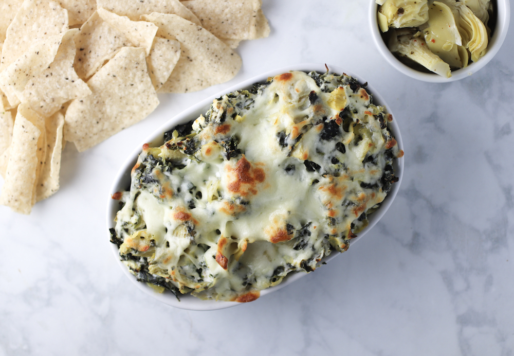 Skinny Spinach and Artichoke Dip - Spinach for Breakfast